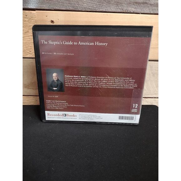 The Great Courses - The Skeptic's Guide to American History by Mark Stoler 12 CD - Picture 2 of 3